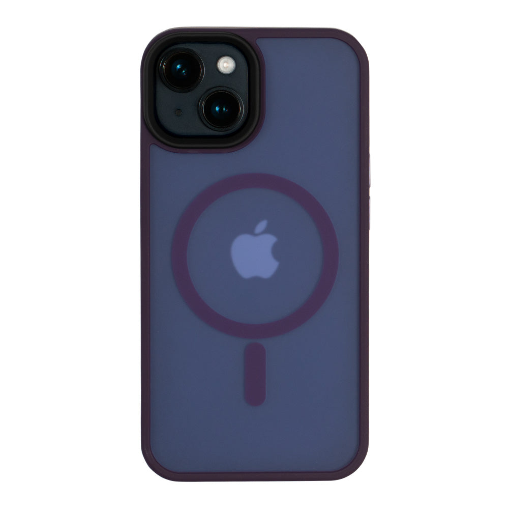 Husa pentru iPhone 14, cu MagSafe, Mist Shield Case Dark Cherry