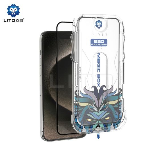 Folie Lito D+ KIT - iPhone iPhone 15 , Instalare rapida fara bule