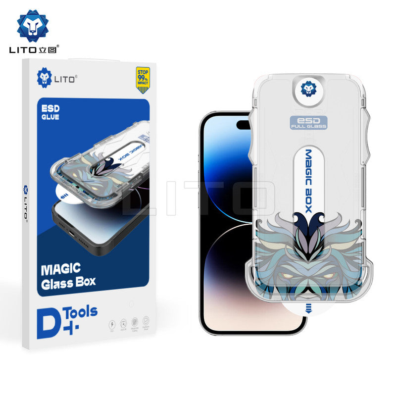 Folie Lito D+ KIT - iPhone iPhone 15 , Instalare rapida fara bule