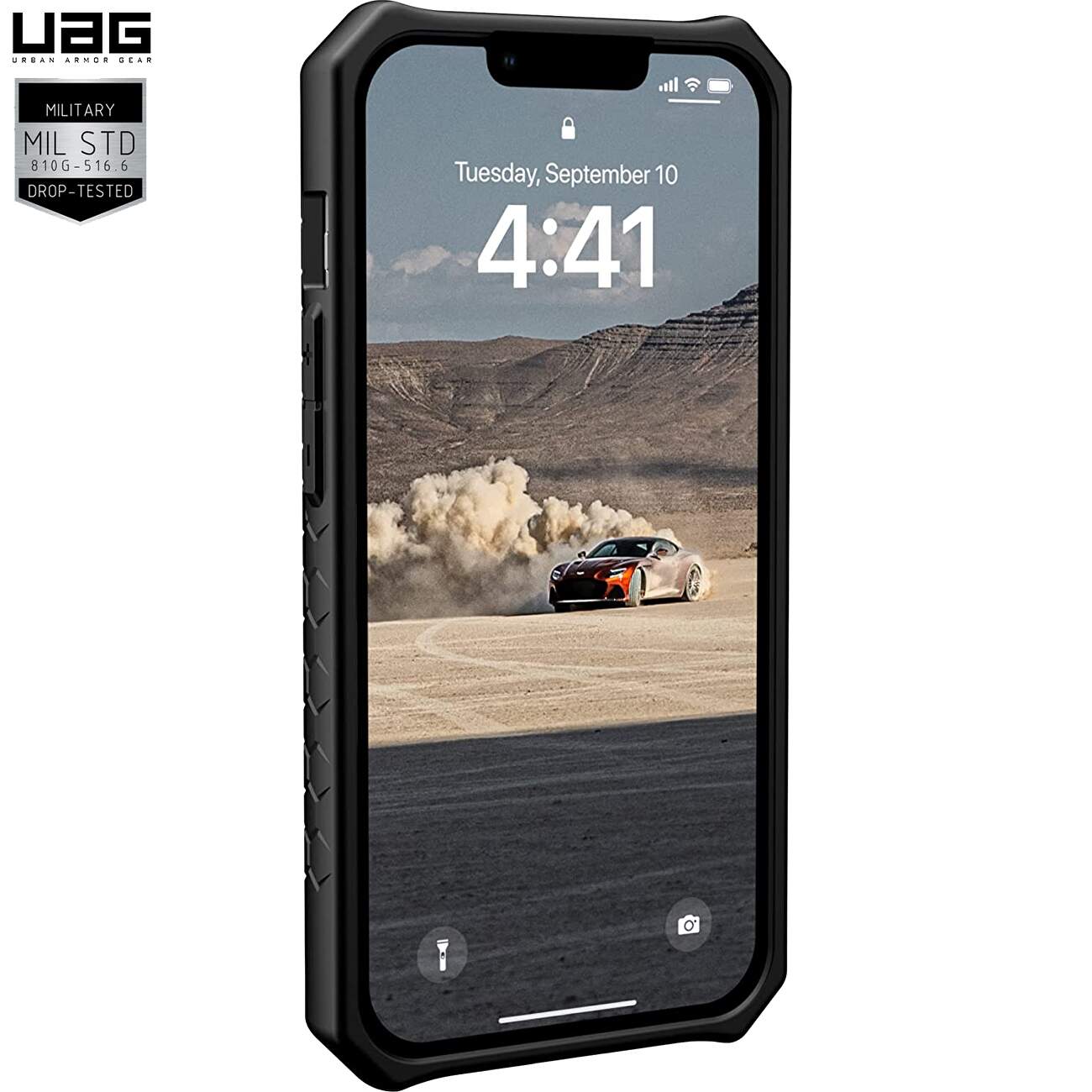 Husa iPhone 13 - UAG Monarch Carbon Fiber - mag-genius-accesorii