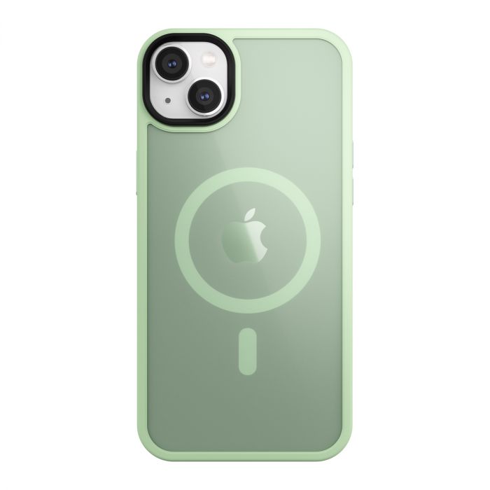 Husa iPhone 14 Plus cu MagSafe - Mist Shield Pistachio