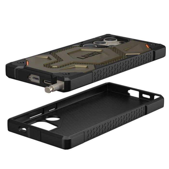 Husa Samsung Galaxy S23 Ultra 5G - UAG Monarch Pro MagSafe Kevlar Element Green