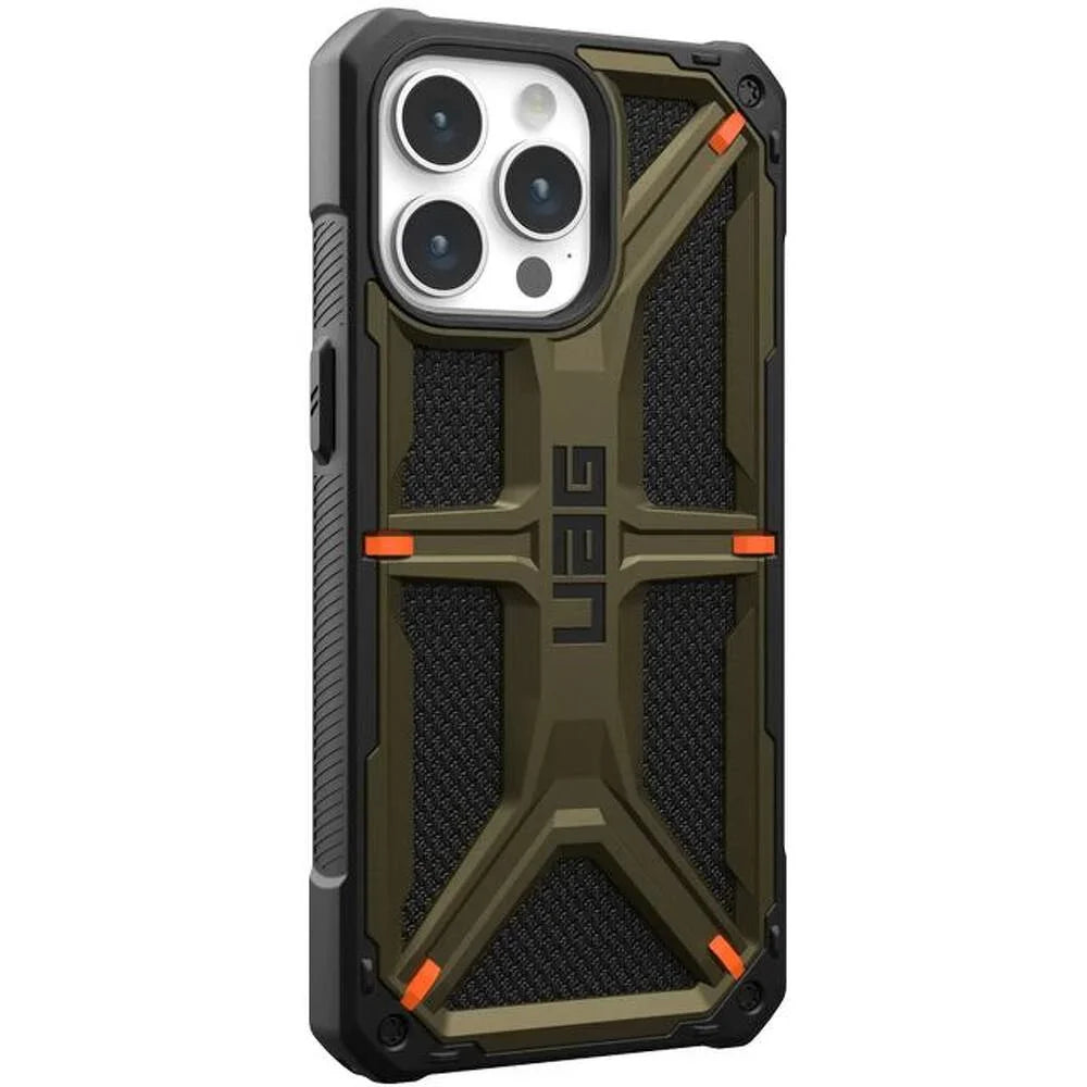Husa iPhone 15 Pro Max UAG Monarch Kevlar Element Green