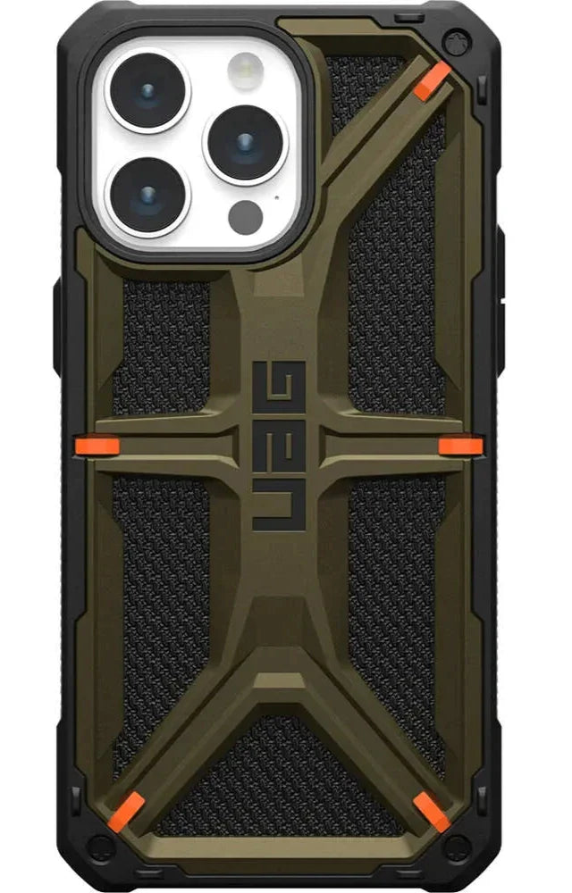 Husa iPhone 14 Pro Max UAG Monarch Carbon - Element Green