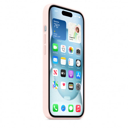Husa iPhone 15 Apple Silicon cu MagSafe  ,Light Pink
