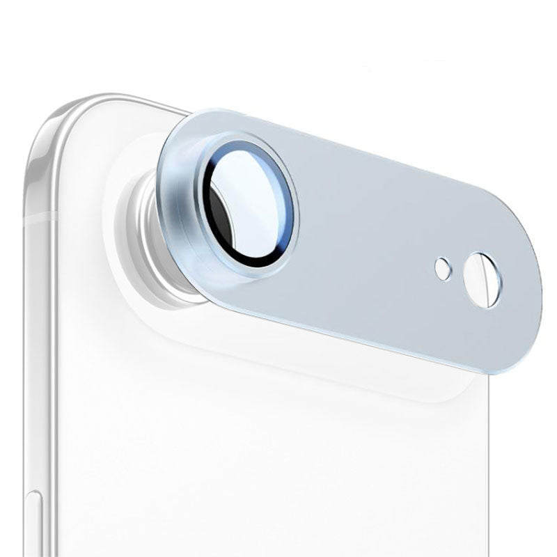 Folie Camere iPhone 17 Air - KIT, FullGlue Cover, Metallic ,Blue