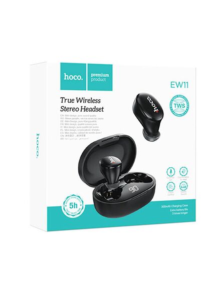 Hoco Casti Wireless, Ear Buds, BT 5.1, 200h StandBy, 300mAh, Melody