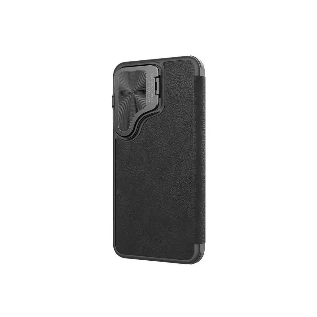 Husa Nillkin pentru Samsung S24, Qin Leather, PC Leather | BLACK