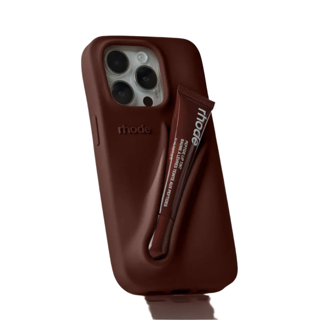 Husa iPhone 16 Pro Rhode,culoare Espresso + Luciu inclus