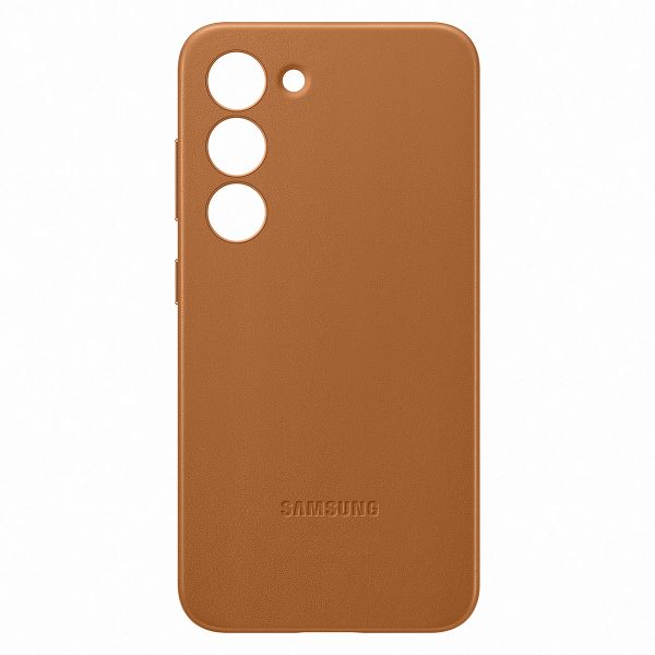 Husa Samsung Galaxy S23 Plus, Piele Camel