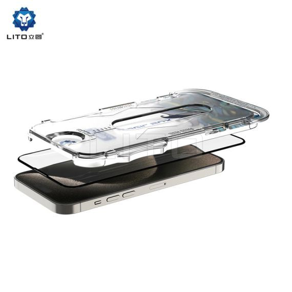 Folie Lito D+ KIT - iPhone iPhone 15 , Instalare rapida fara bule