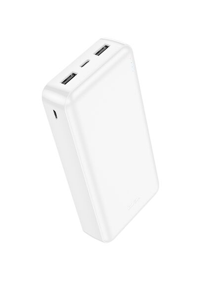 Hoco (J100A) Baterie Externa, 2xUSB-A, 20.000 MAh, WHITE