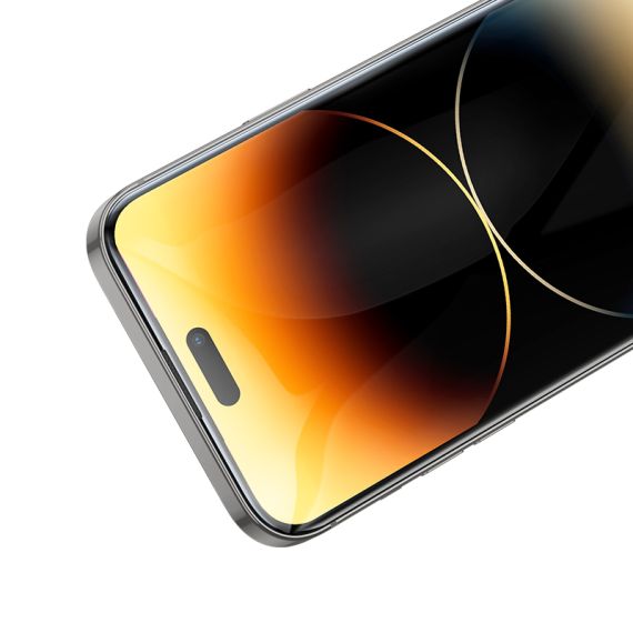 Folie Hoco - iPhone 16 Pro, Full Glue 6D, DustProof  Clear | Black