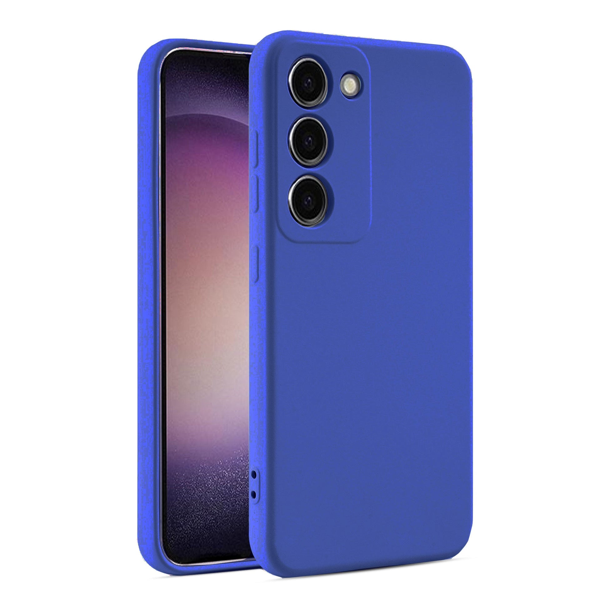 Husa Soft - Samsung A54 - silicone MicroFiber, Navy Blue