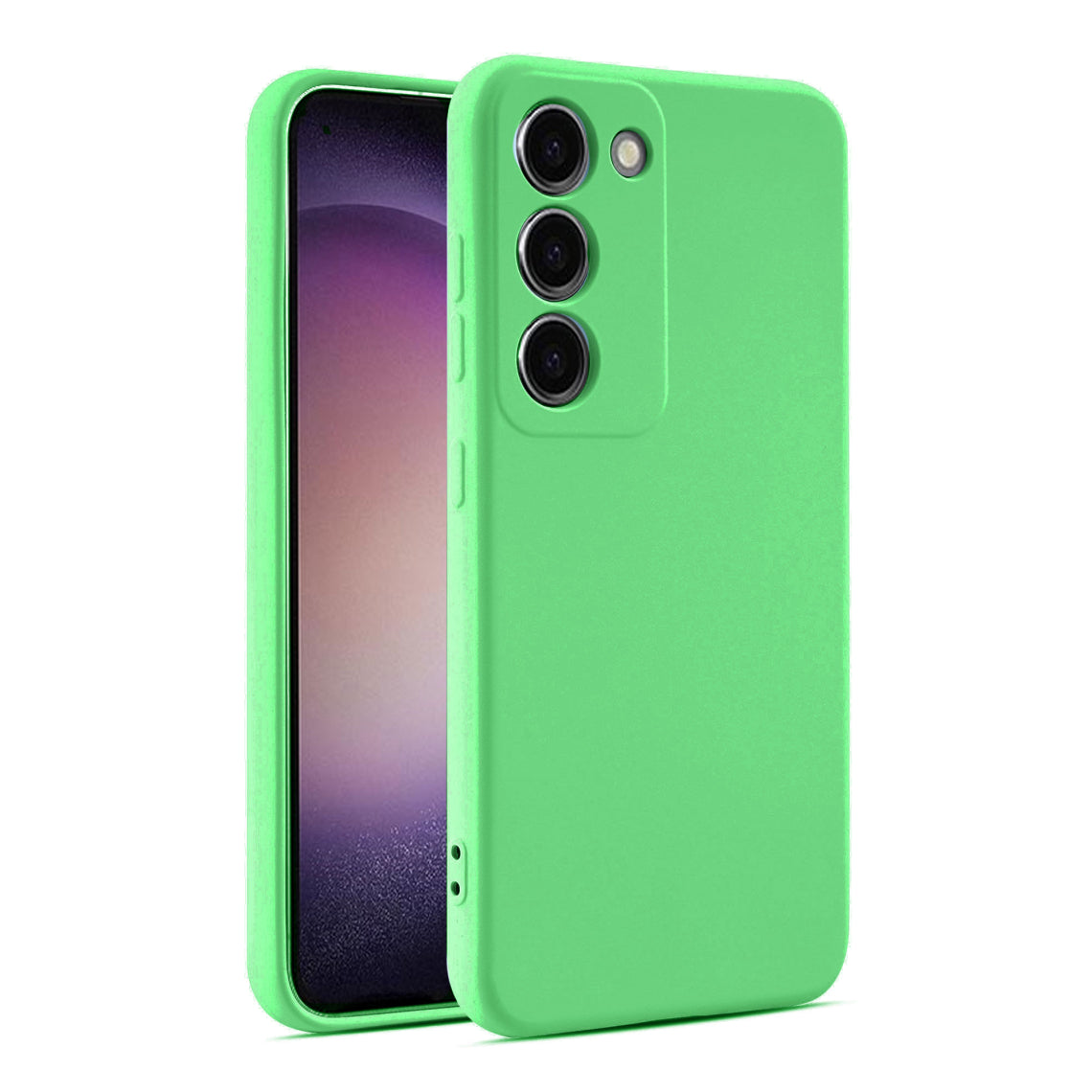 Husa Soft - Samsung A54 - silicone MicroFiber, Green Neon