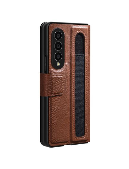 Husa Nillkin, pentru Samsung Galaxy Z Fold 4, Piele Brown
