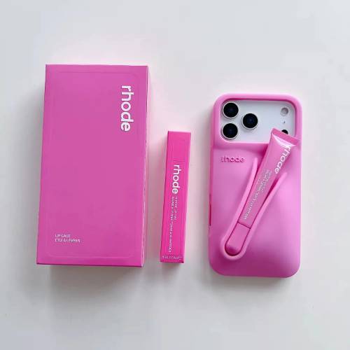Husă iPhone 17 Pro Rhode , Culoare Ribbon + Luciu Inclus
