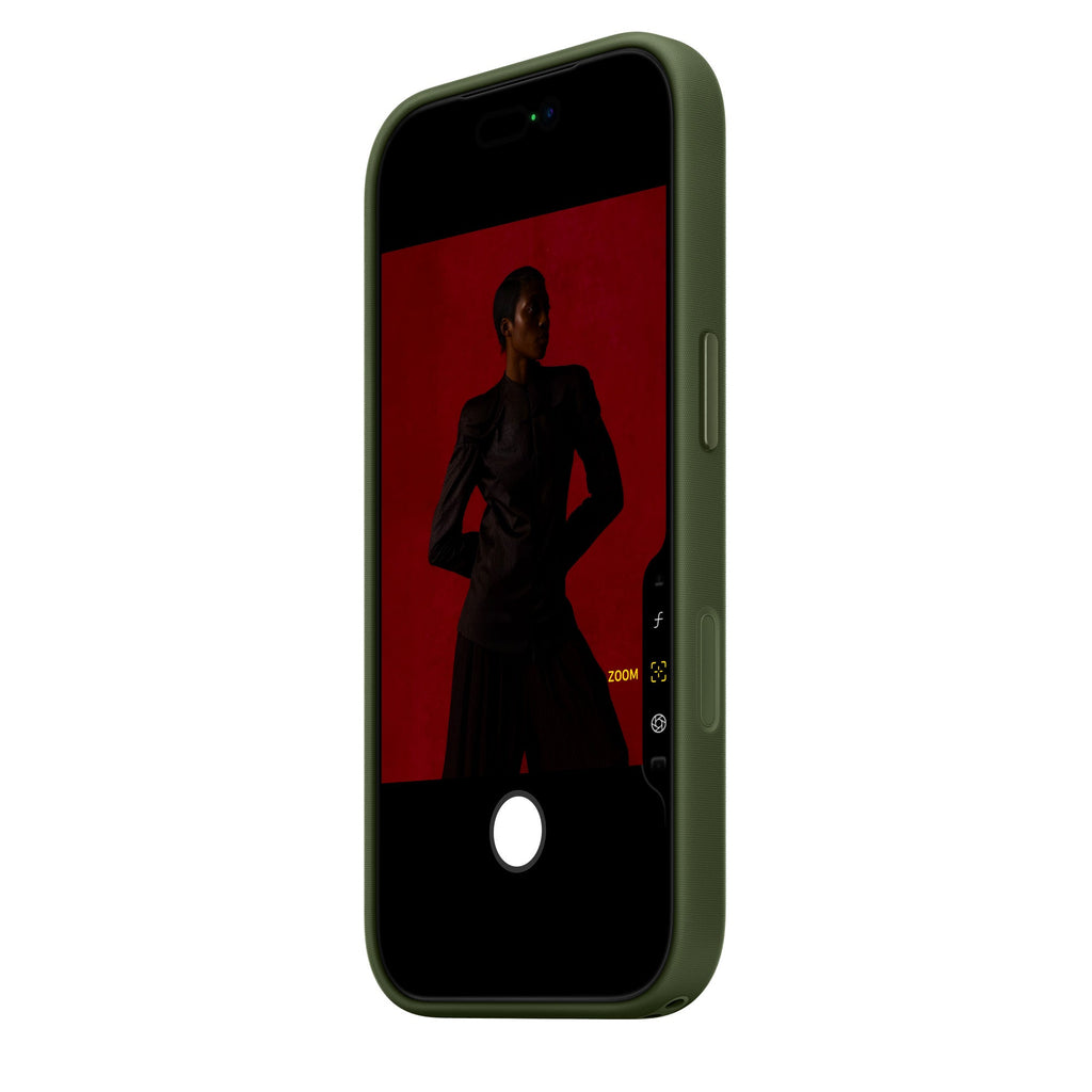 Husa iPhone 17 Pro Max TechWoven with MagSafe – Green