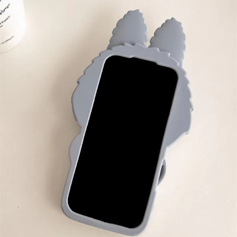 Husă iPhone 13 Pro, Desen 3D Labubu, Silicon Moale, Protecție 100%