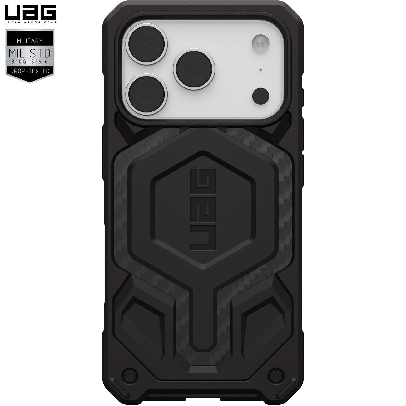 Husa pentru iPhone 17 Pro - UAG Monarch Pro - Carbon Fiber
