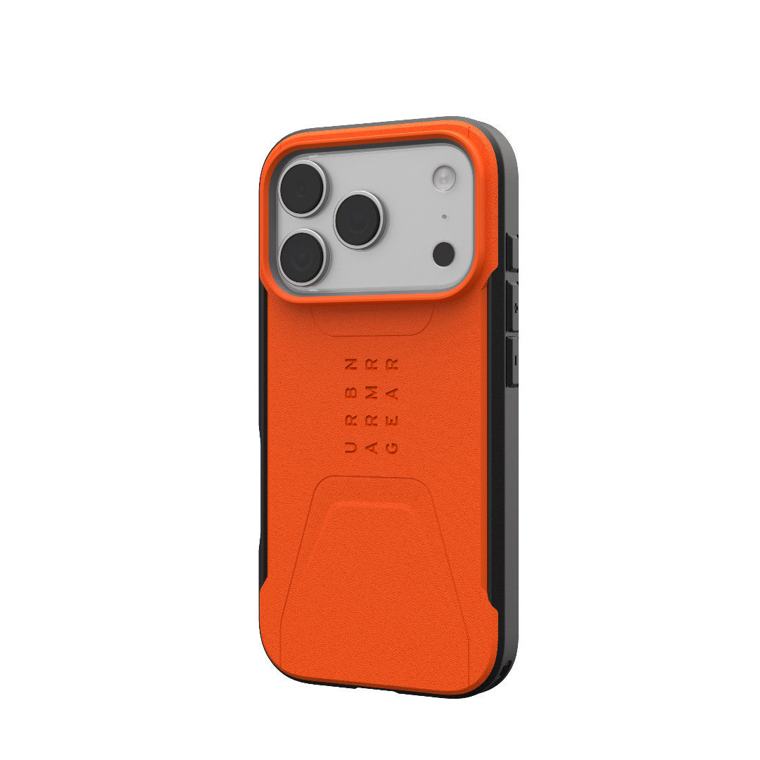 Husa iPhone 17 Pro Max UAG Civilian cu MagSafe, Orange