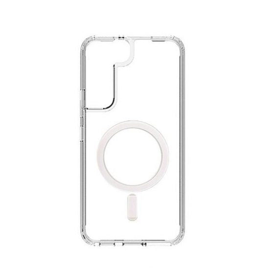 Husa Magsafe, Incarcare wireless rapida, Antisoc, Protectie full, Samsung Galaxy S22 Plus - Silicon transparent