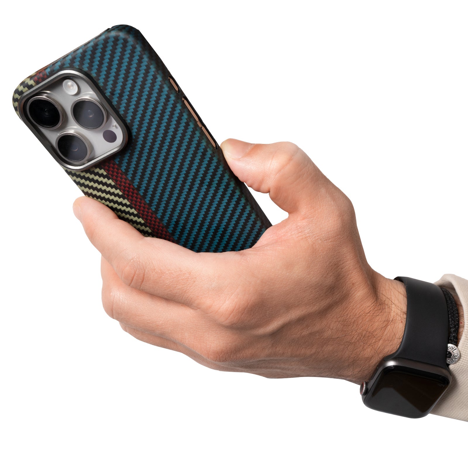 Husa iPhone 15 Pro MagEZ 3 Kevlar 600D,  Overture
