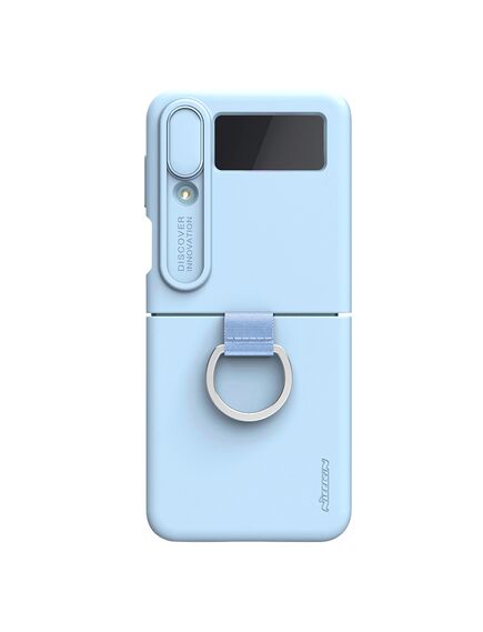 Husa Nillkin, pentru Samsung Galaxy Z Flip 4, CamShield Silky, TPU, Blue Haze