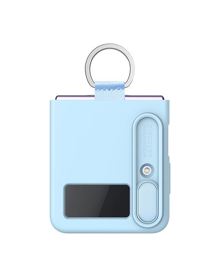 Husa Nillkin, pentru Samsung Galaxy Z Flip 4, CamShield Silky, TPU, Blue Haze