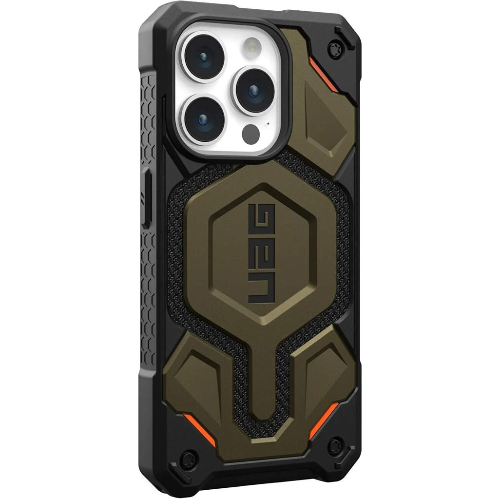 Husa iPhone 15 Pro - UAG Monarch Pro MagSafe Kevlar Element Green