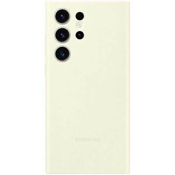 Husa Samsung Galaxy S24 Ultra din Silicon Crem