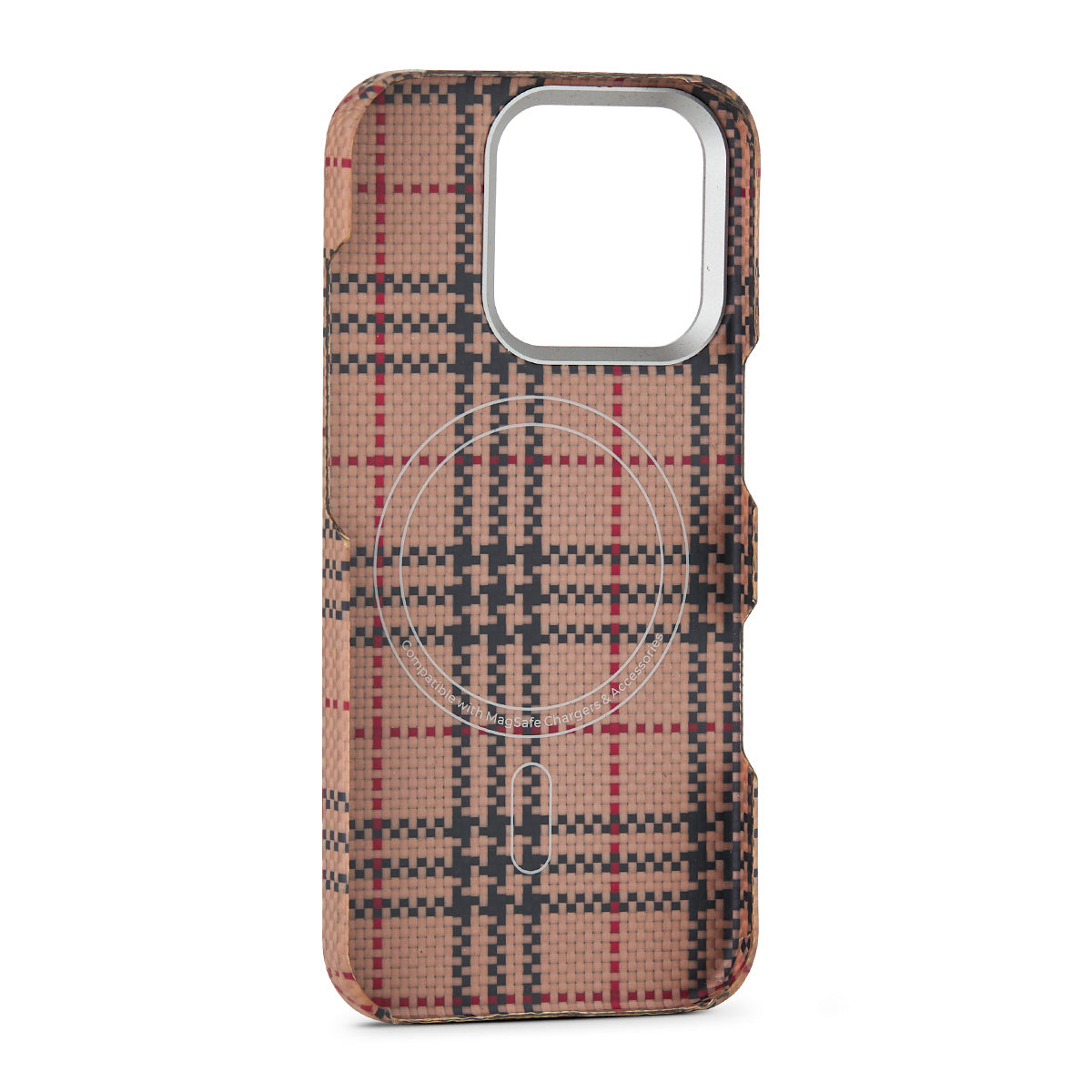 Husa iPhone 16 Pro Max MagSafe, MagEZ 3 Kevlar 600D ,Burberry