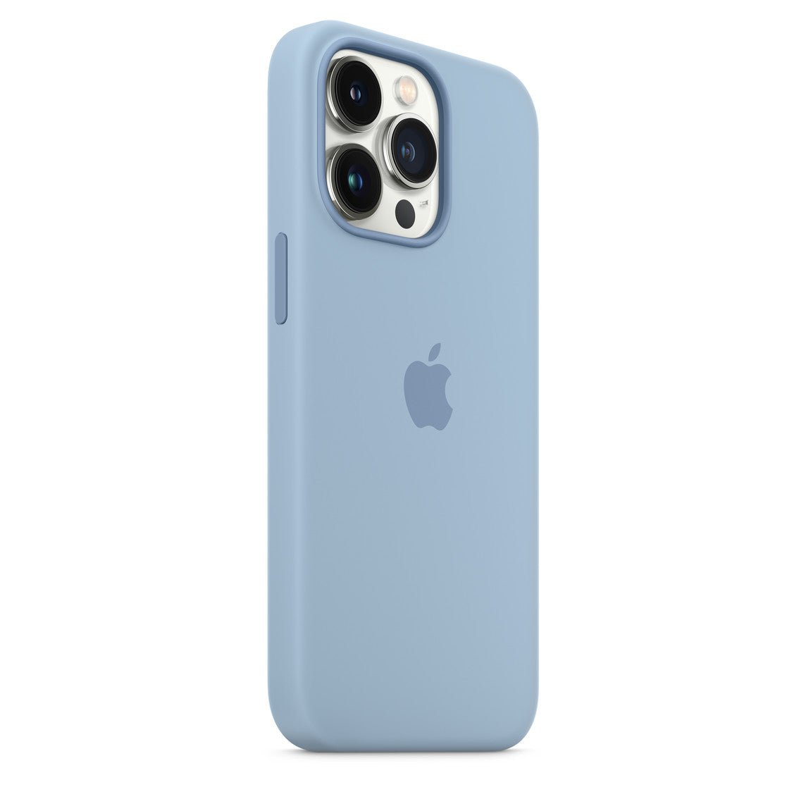 Husa de protectie Apple cu MagSafe pentru iPhone 13 Pro Max, Silicon - Culoare Blue Fog - mag-genius-accesorii