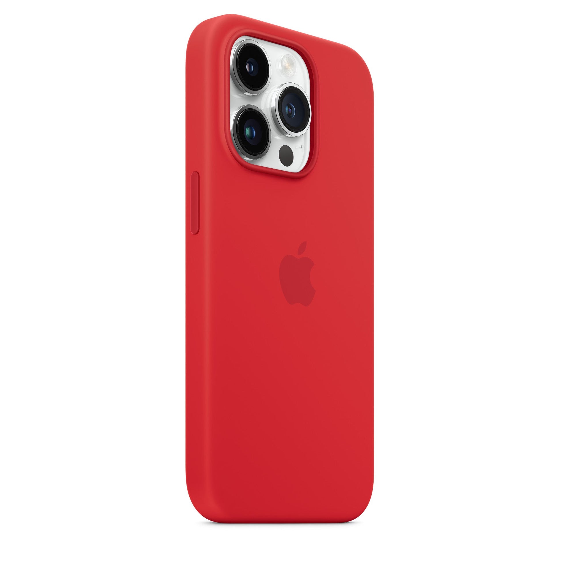 Husa  Apple cu MagSafe pentru iPhone 14 Pro, Silicon Red