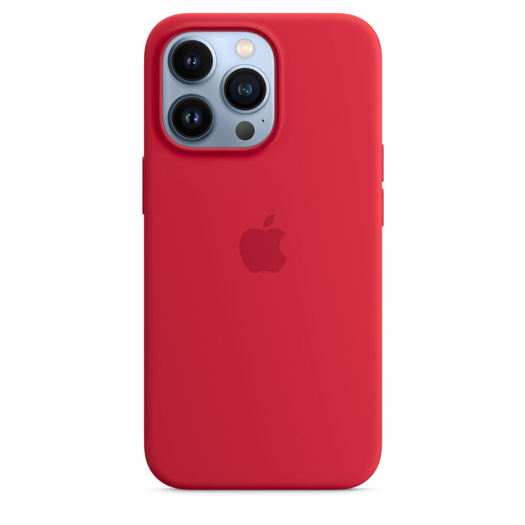 Husa de protectie Apple cu MagSafe pentru iPhone 13 Pro Max, Silicon - Culoare Red - mag-genius-accesorii