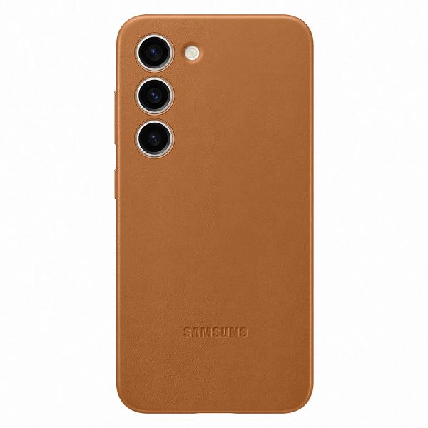 Husa Samsung Galaxy S24 Plus, din Piele ecologica, Camel