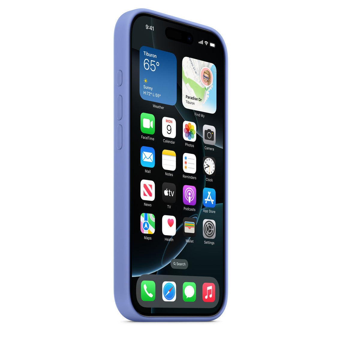 Husa iPhone 16 Pro Max Apple Silicon cu MagSafe Periwinkle