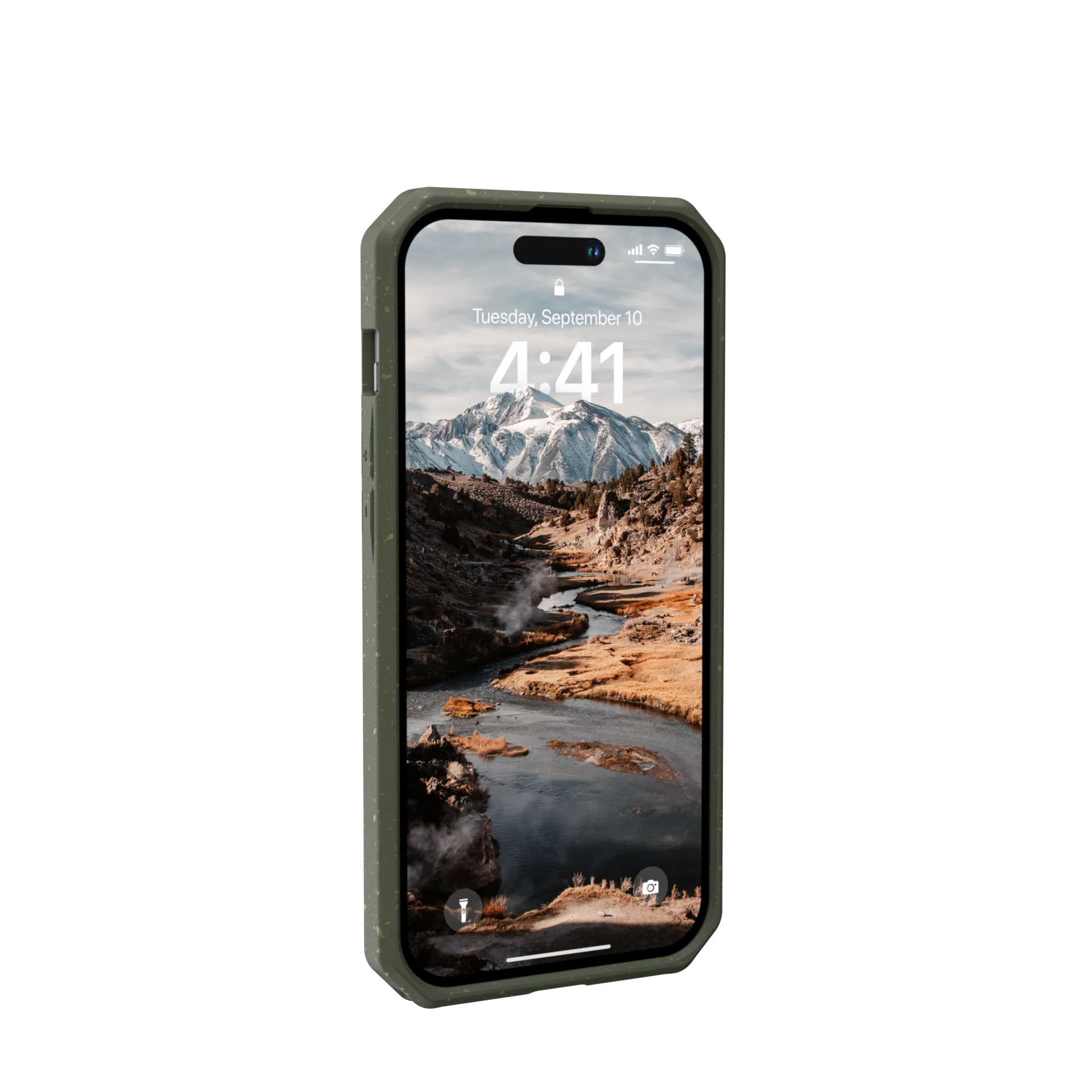 Husa de Protectie pentru iPhone 15 Pro Max UAG Outback Olive