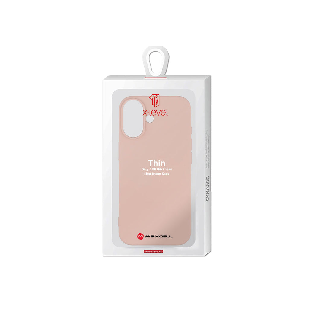 Husa X-Level » iPhone 17, Thin Series, SoftTouch, PINK