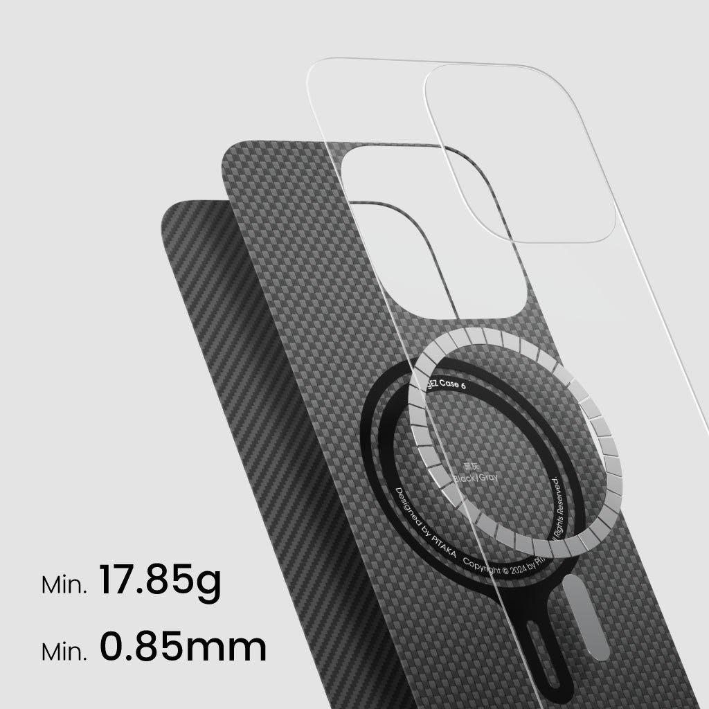 Husă iPhone 16 Pro Max MagEZ 5 – Aramidă 600D cu MagSafe, Negru