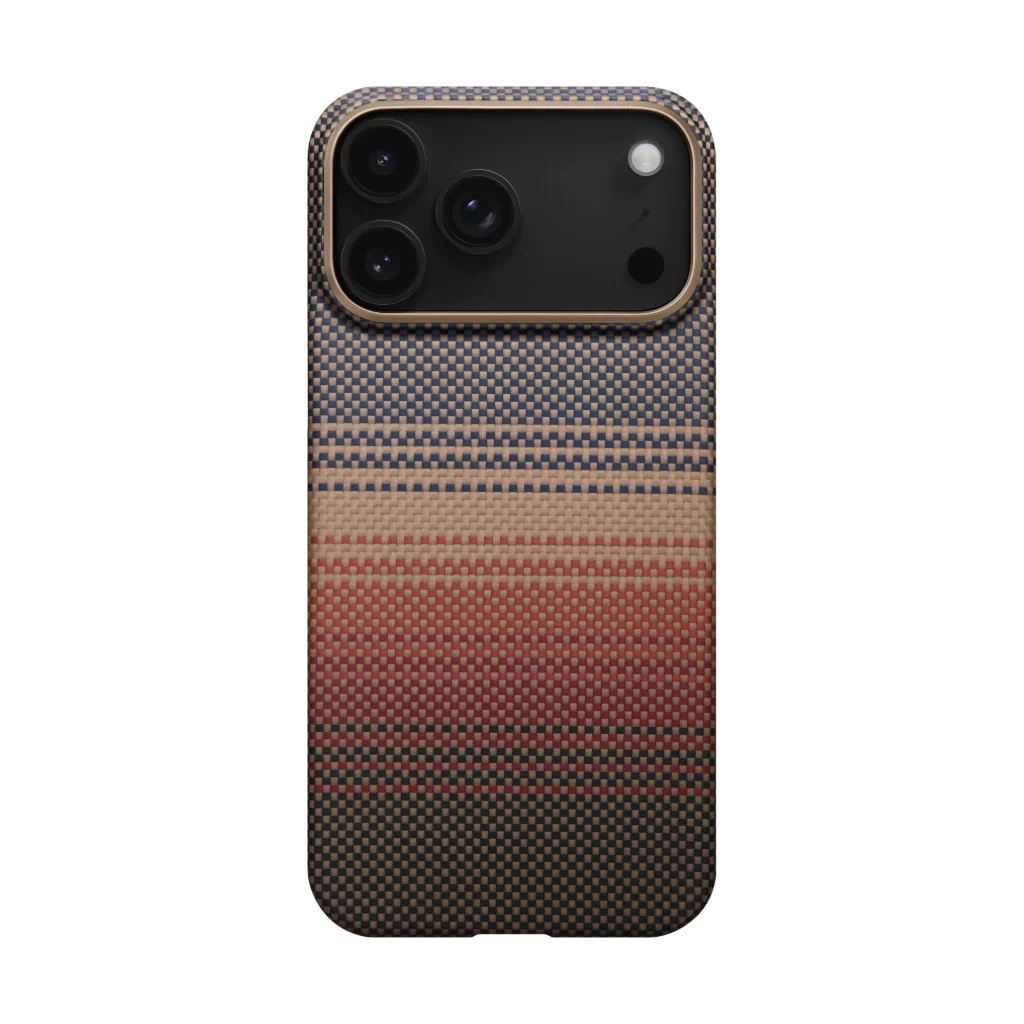 Husa  iPhone 17 Pro Max MagEZ 7 din Aramidă 600D, Sunset cu MagSafe, Ultra Slim