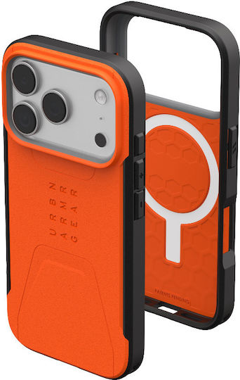 Husa iPhone 17 Pro Max UAG Civilian cu MagSafe, Orange
