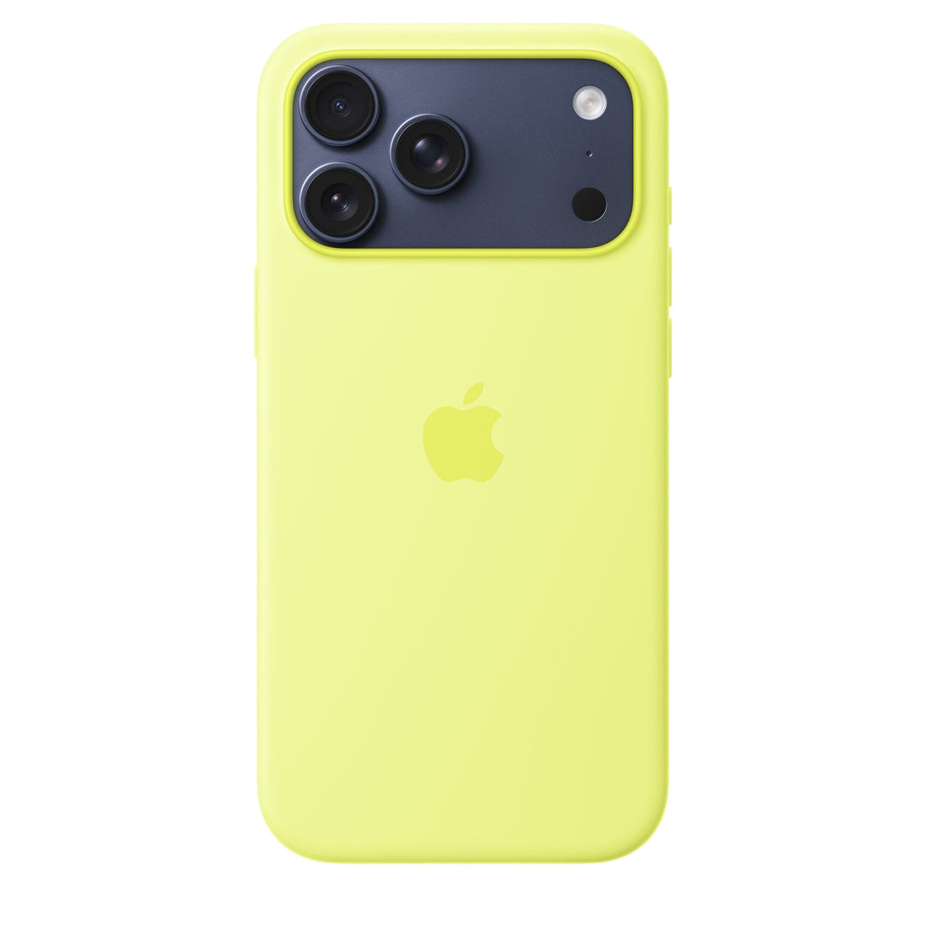 Husa Apple iPhone 17 Pro Silicone cu MagSafe – Neon Yellow