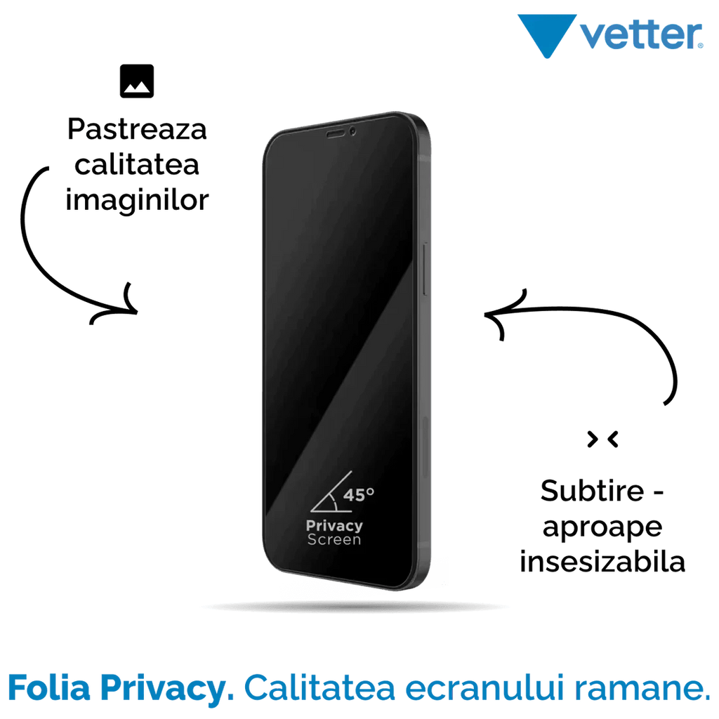 Folie iPhone 13 ,3D PRIVACY SERIES - mag-genius-accesorii
