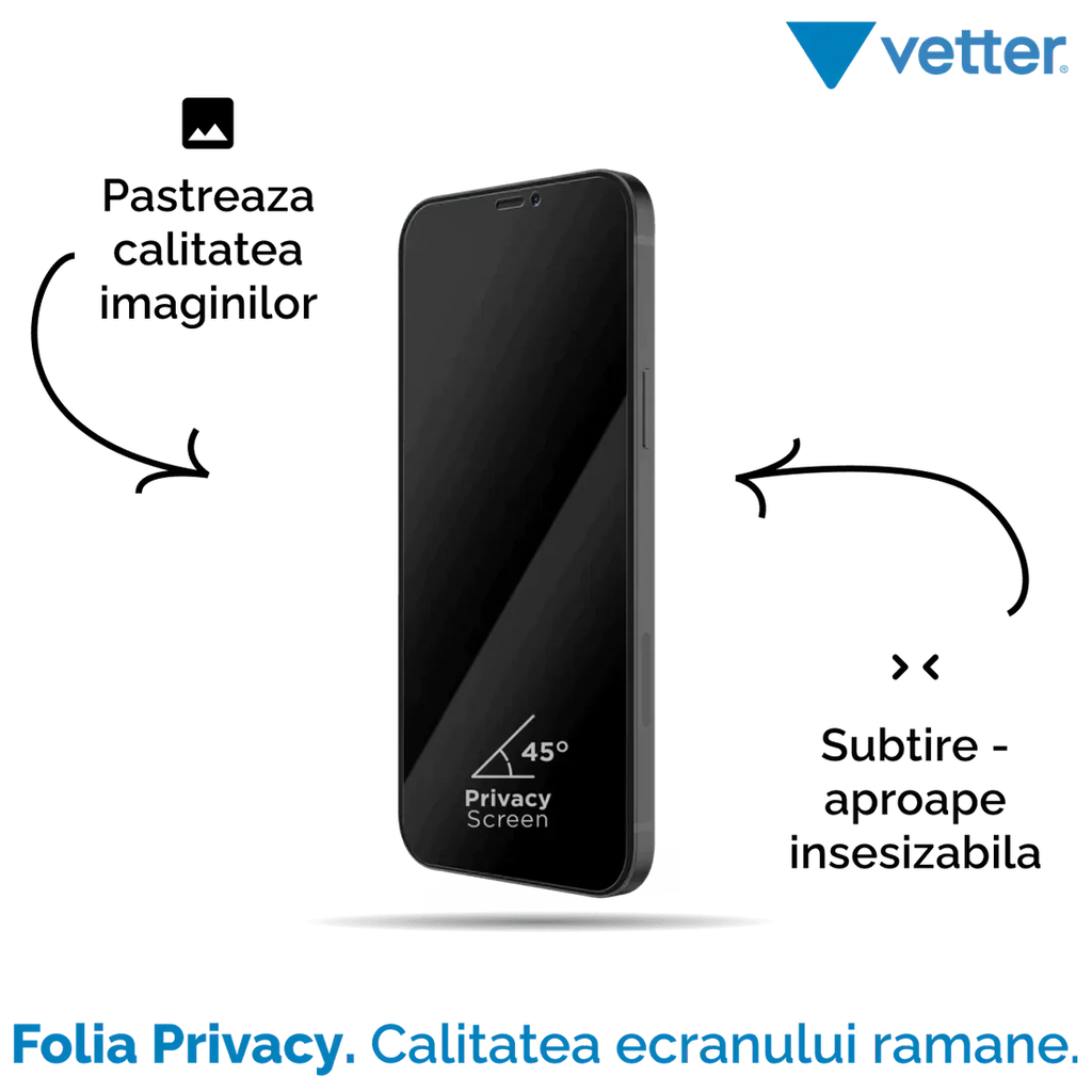 FOLIE IPHONE 13 Pro Max, 14 PLus , 3D PRIVACY SERIES