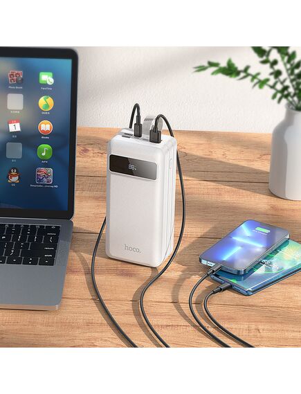Baterie Externa, 1xUSB-C PD, 4xUSB-A QC 3.0, lampa LED, 60.000 MAh,