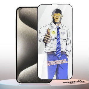 Folie Clear iPhone 17 Air – AntiStatic Glass, AntiDust, Black Frame