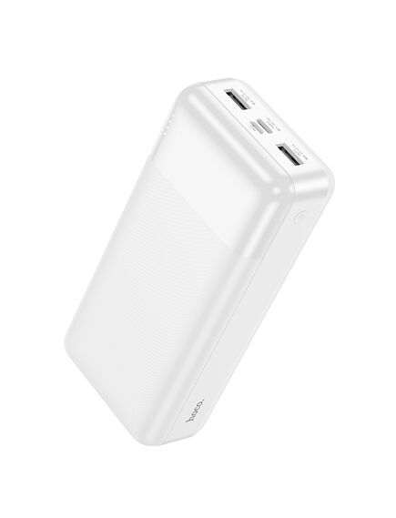 Hoco (J72B) Baterie Externa, 2xUSB-A, 30.000mAh, WHITE