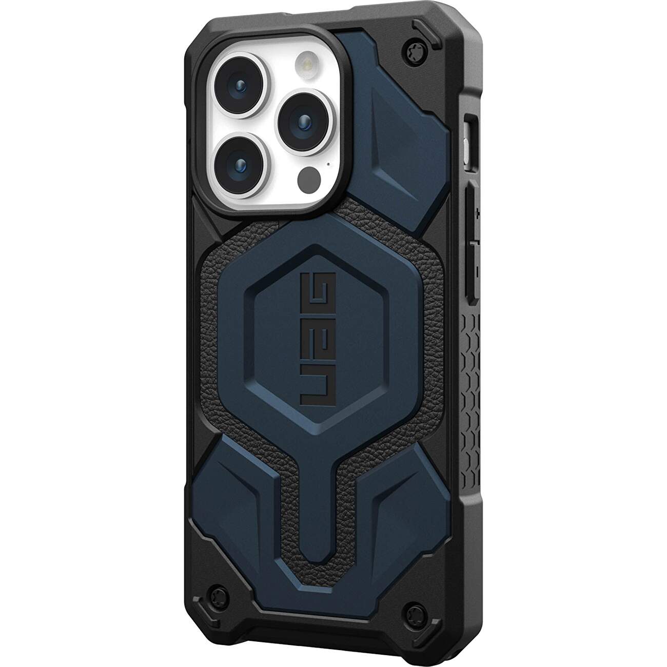 Husa iPhone 15 Plus Midnight - UAG Monarch Pro MagSafe Carbon Fiber