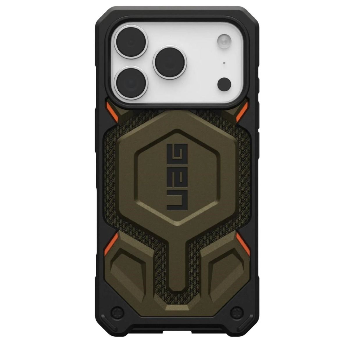 Husa iPhone 17 Pro Max, UAG Monarch Pro Kevlar MagSafe, Element Green